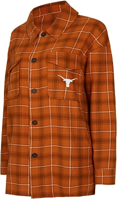 College Concepts Women's University of Texas Artic Flannel Long Sleeve Night Shirt