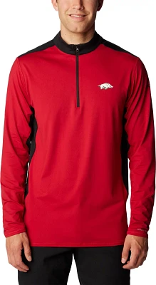 Columbia Sportswear Men's University of Arkansas Tech Trail 1/4 Zip Sweatshirt                                                  