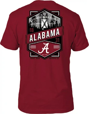Great State Men's University of Alabama Double Diamond Short Sleeve Shirt