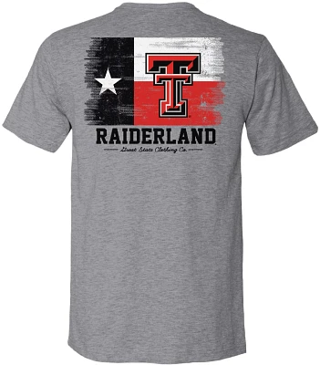 Great State Men's Texas Tech University Washed Flag Short Sleeve Shirt                                                          