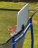Jumpking 10 ft x 15 ft Rectangular Basketball Trampoline                                                                        