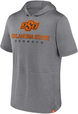 Fanatics Men's Oklahoma State University Fundamentals Outline Modern Stack Hooded Shirt