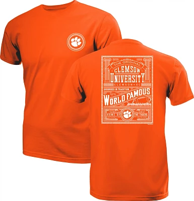New World Graphics Men's Clemson University World Famous T-shirt                                                                