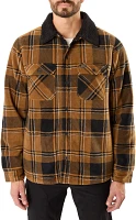 Smith's Workwear Men's Big & Tall Sherpa-Lined Plaid Polarfleece Jacket