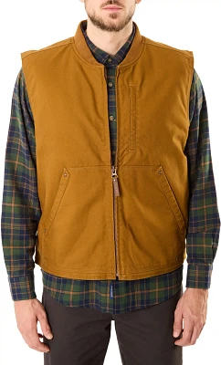 Smith's Workwear Men's Big & Tall Sherpa-Lined Work Duck Vest