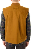 Smith's Workwear Men's Big & Tall Sherpa-Lined Work Duck Vest