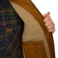 Smith's Workwear Men's Big & Tall Sherpa-Lined Work Duck Vest