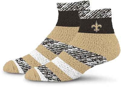 For Bare Feet New Orleans Saints Rainbow RMC Sleep Socks                                                                        