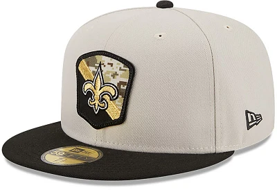 New Era Men's New Orleans Saints '23 NFL Salute to Service 59FIFTY Cap                                                          