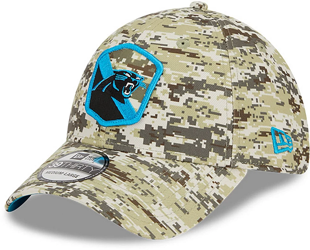 New Era Men's Carolina Panthers '23 NFL Salute to Service 39THIRTY Cap