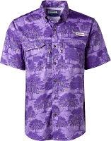 Magellan Outdoors Men's Mardi Gras Print Short Sleeve Shirt