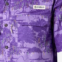 Magellan Outdoors Men's Mardi Gras Print Short Sleeve Shirt