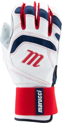 Marucci Adults' Signature Full Wrist Wrap Batting Gloves