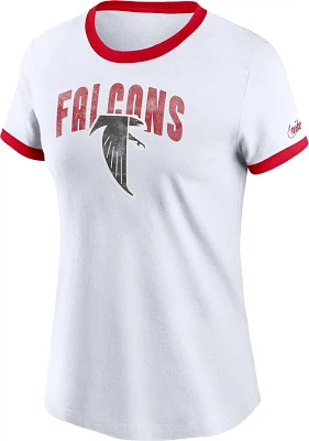 Nike Women's Atlanta Falcons Rewind Ringer T-shirt