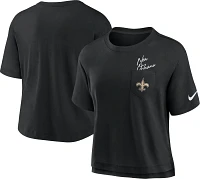 Nike Women's New Orleans Saints Dri-FIT High Hip Pocket T-shirt