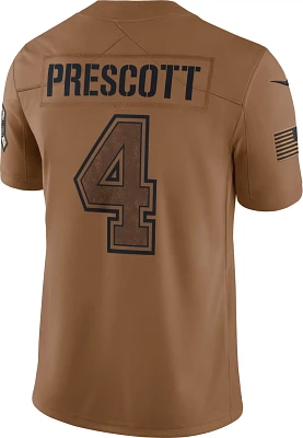 Nike Men's Dallas Cowboys Prescott Salute to Service Limited Jersey