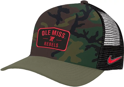 Nike Men's University of Mississippi Military Trucker Cap                                                                       