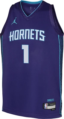 Nike Youth Charlotte Hornets Ball L Statement Swingman Jersey