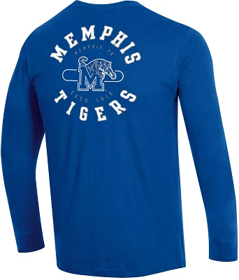 Champion Men's University of Memphis Circle Long Sleeve T-shirt