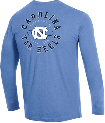 Champion Men's University of North Carolina Circle Long Sleeve T-shirt                                                          