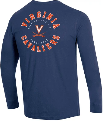 Champion Men's University of Virginia Circle Long Sleeve T-shirt