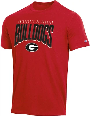 Champion Men's University of Georgia Mascot Arch Short Sleeve T-shirt
