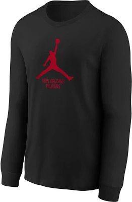 Jordan Kids' New Orleans Pelicans Essential Long Sleeve T-shirt