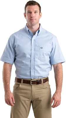Berne Men's Foreman Flex Plaid Short Sleeve Button Down Shirt
