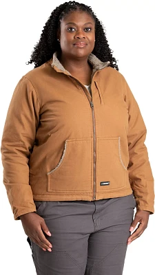 Berne Women's Sherpa-Lined Softstone Duck Jacket