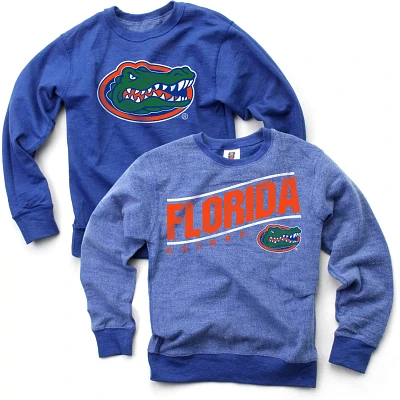 Wes and Willy Boys' University of Florida Reversible Fleece Crew Pullover