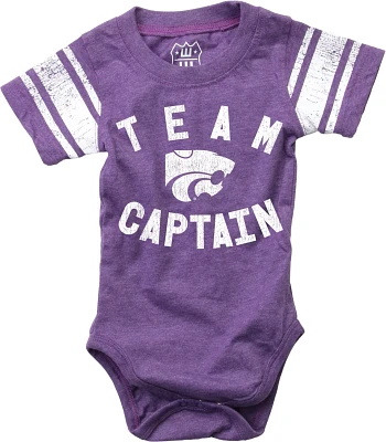 Wes and Willy Infants' Kansas State University Sleeve Stripe Onesie