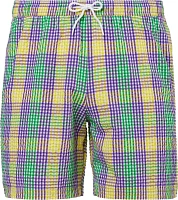 Magellan Outdoors Men's Mardi Gras Seersucker Gingham Boat Shorts 7