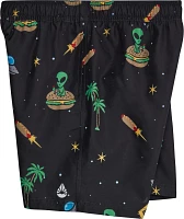 O'Rageous Boys' Aliens Printed Volley Shorts