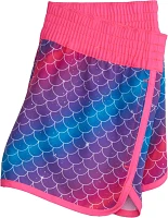 O’Rageous Girls’ Tie Dye Mermaid Printed Boardshorts