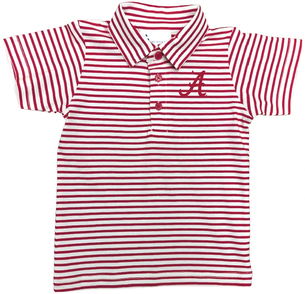 Atlanta Hosiery Company Boys' University of Alabama Stripe Polo Shirt