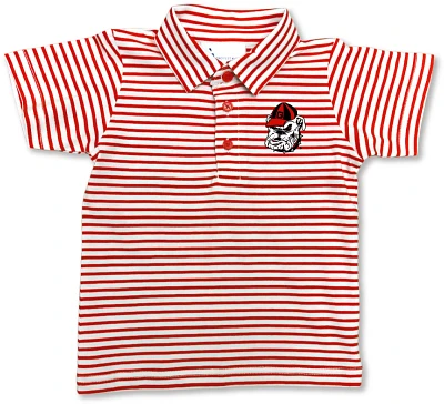 Atlanta Hosiery Company Boys' University of Georgia Stripe Polo Shirt