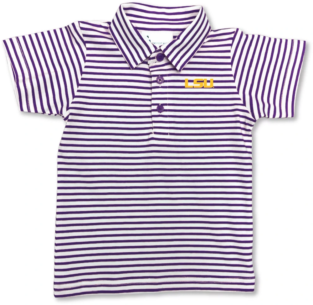 Atlanta Hosiery Company Toddlers' Louisiana State University Stripe Polo Shirt