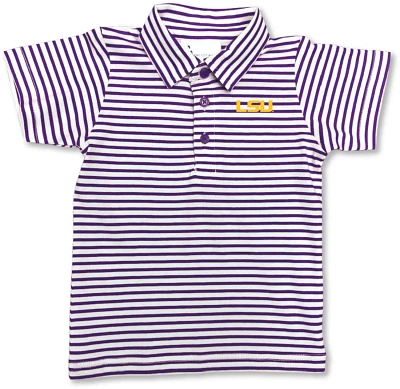 Atlanta Hosiery Company Toddlers' Louisiana State University Stripe Polo Shirt