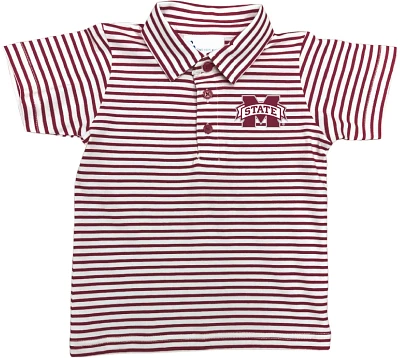 Atlanta Hosiery Company Boys' Mississippi State University Stripe Polo Shirt