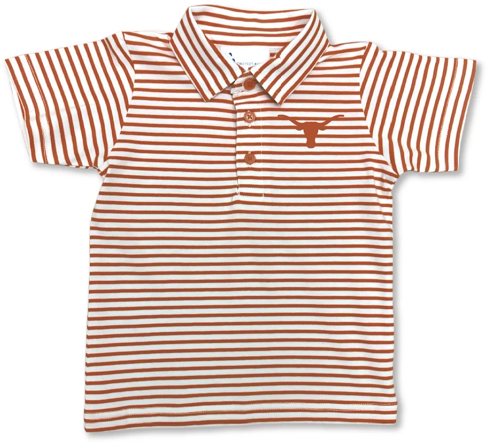 Atlanta Hosiery Company Boys' University of Texas Stripe Polo Shirt