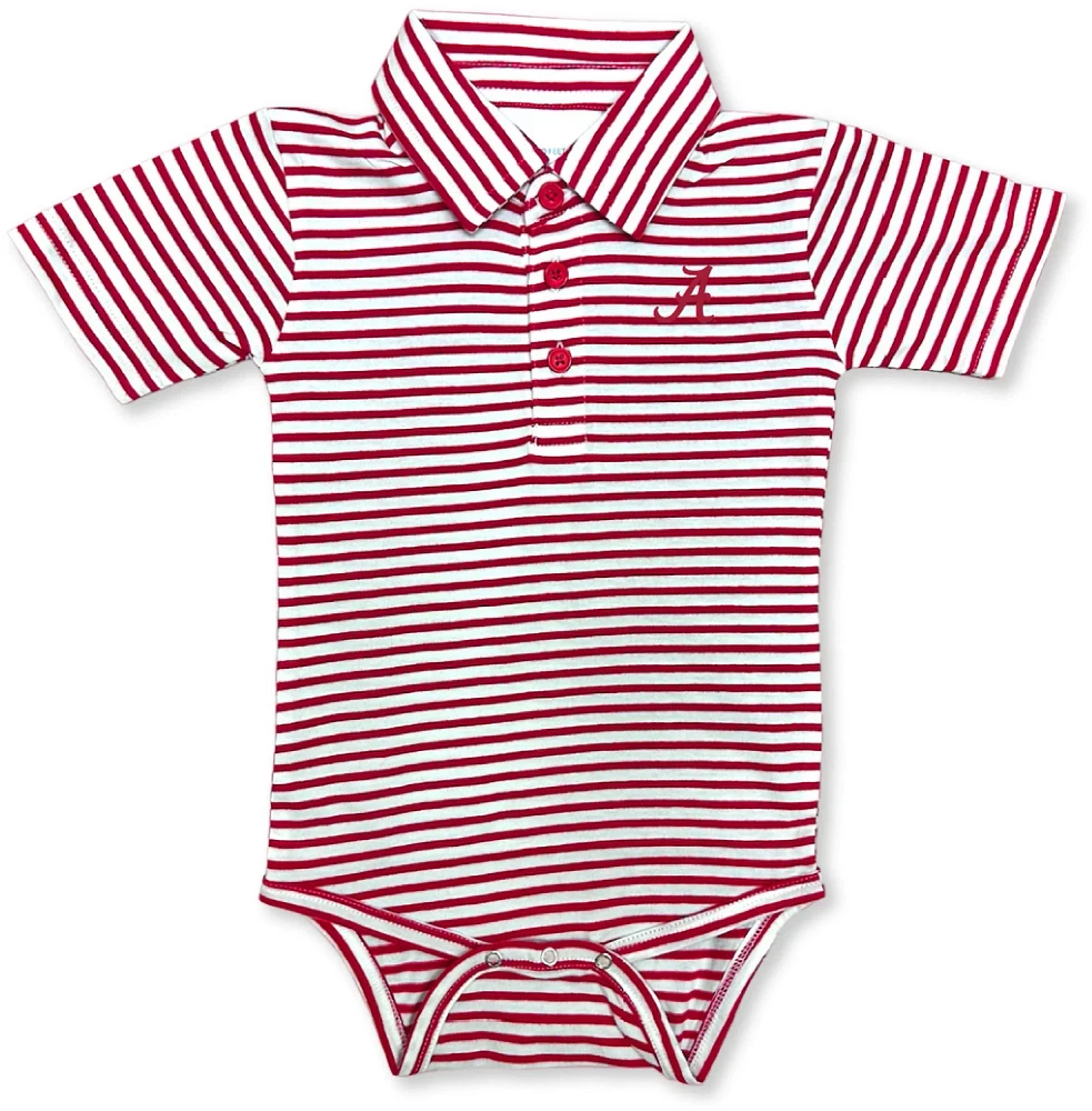 Atlanta Hosiery Company Infant Boys' University of Alabama Stripe Polo Creeper