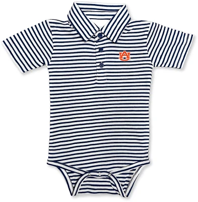 Atlanta Hosiery Company Infant Boys' Auburn University Stripe Polo Creeper