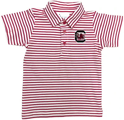 Atlanta Hosiery Company Boys' University of South Carolina Stripe Polo Shirt