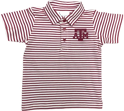 Atlanta Hosiery Company Boys' Texas A&M University Stripe Polo Shirt