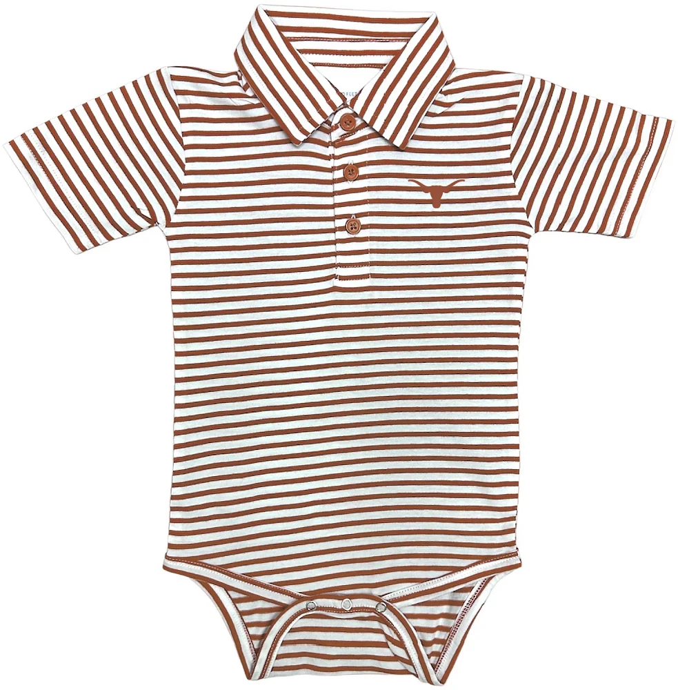 Atlanta Hosiery Company Infant University of Texas Stripe Polo Creeper