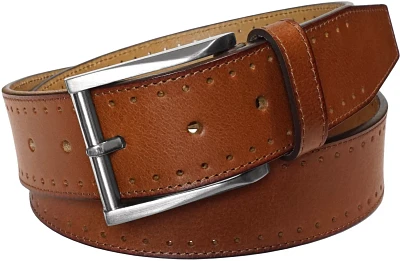 Florsheim Men's Vallon Perforated Leather Belt