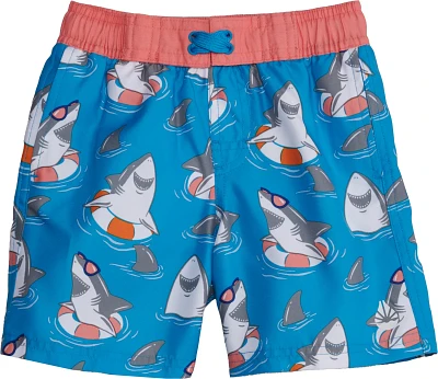 O'Rageous Boys' Tube Shark Printed E Board Shorts