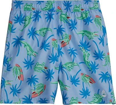 O'Rageous Boys' Surfing Crocs Printed Volley Shorts