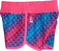 O’Rageous Girls’ 4-7 Tie Dye Mermaid Printed Boardshorts