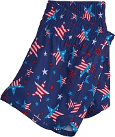 O'Rageous Girls' Americana Stars Printed E Boardshorts